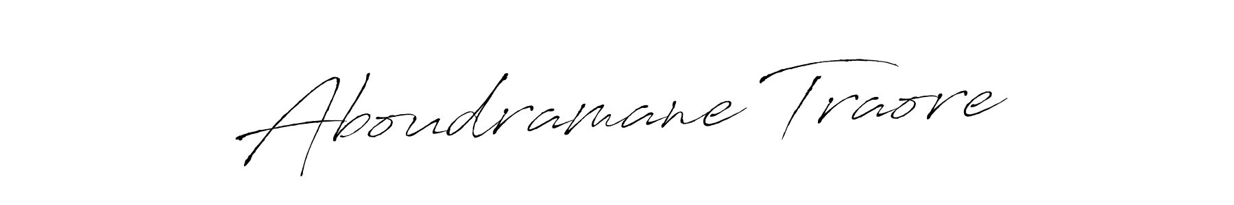 Aboudramane Traore stylish signature style. Best Handwritten Sign (Antro_Vectra) for my name. Handwritten Signature Collection Ideas for my name Aboudramane Traore. Aboudramane Traore signature style 6 images and pictures png