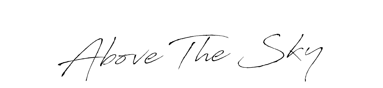 if you are searching for the best signature style for your name Above The Sky. so please give up your signature search. here we have designed multiple signature styles  using Antro_Vectra. Above The Sky signature style 6 images and pictures png