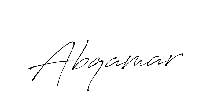 Abqamar stylish signature style. Best Handwritten Sign (Antro_Vectra) for my name. Handwritten Signature Collection Ideas for my name Abqamar. Abqamar signature style 6 images and pictures png