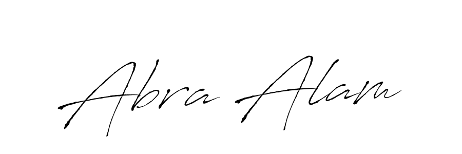 Use a signature maker to create a handwritten signature online. With this signature software, you can design (Antro_Vectra) your own signature for name Abra Alam. Abra Alam signature style 6 images and pictures png