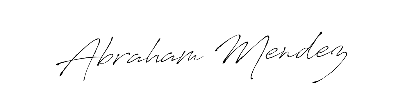 Design your own signature with our free online signature maker. With this signature software, you can create a handwritten (Antro_Vectra) signature for name Abraham Mendez. Abraham Mendez signature style 6 images and pictures png