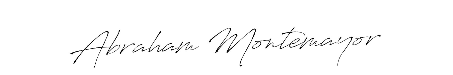 Abraham Montemayor stylish signature style. Best Handwritten Sign (Antro_Vectra) for my name. Handwritten Signature Collection Ideas for my name Abraham Montemayor. Abraham Montemayor signature style 6 images and pictures png