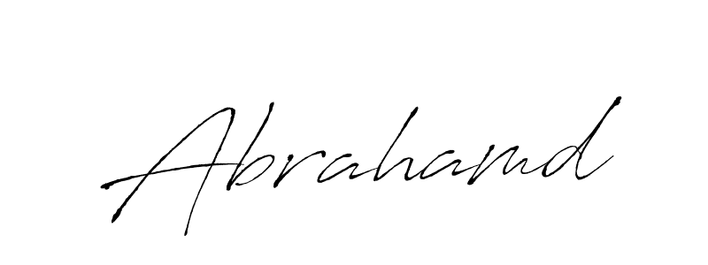 Create a beautiful signature design for name Abrahamd. With this signature (Antro_Vectra) fonts, you can make a handwritten signature for free. Abrahamd signature style 6 images and pictures png
