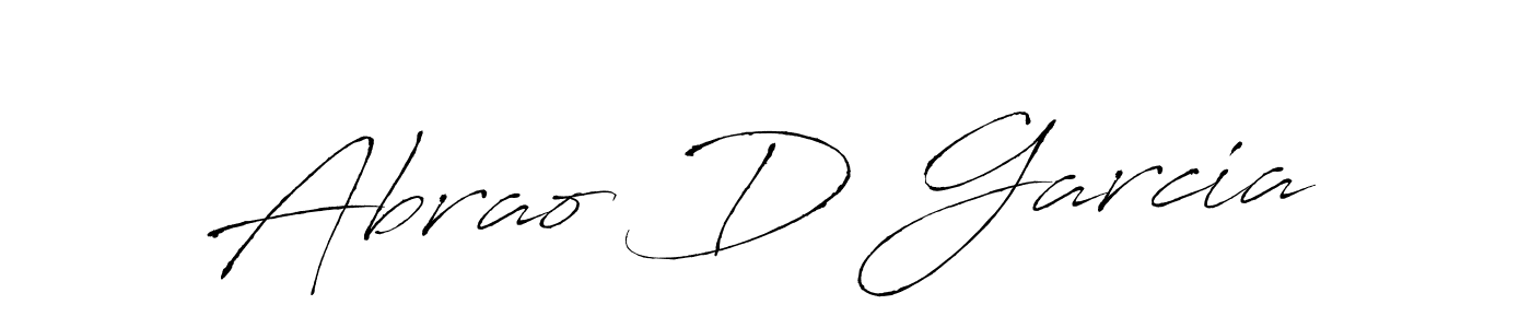 It looks lik you need a new signature style for name Abrao D Garcia. Design unique handwritten (Antro_Vectra) signature with our free signature maker in just a few clicks. Abrao D Garcia signature style 6 images and pictures png