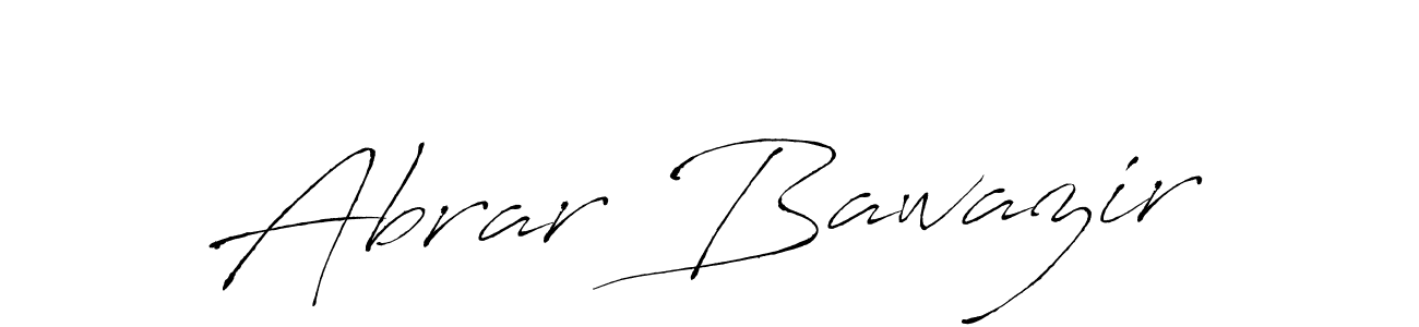 Design your own signature with our free online signature maker. With this signature software, you can create a handwritten (Antro_Vectra) signature for name Abrar Bawazir. Abrar Bawazir signature style 6 images and pictures png