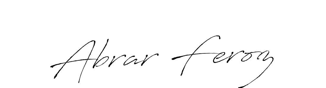 You can use this online signature creator to create a handwritten signature for the name Abrar Feroz. This is the best online autograph maker. Abrar Feroz signature style 6 images and pictures png