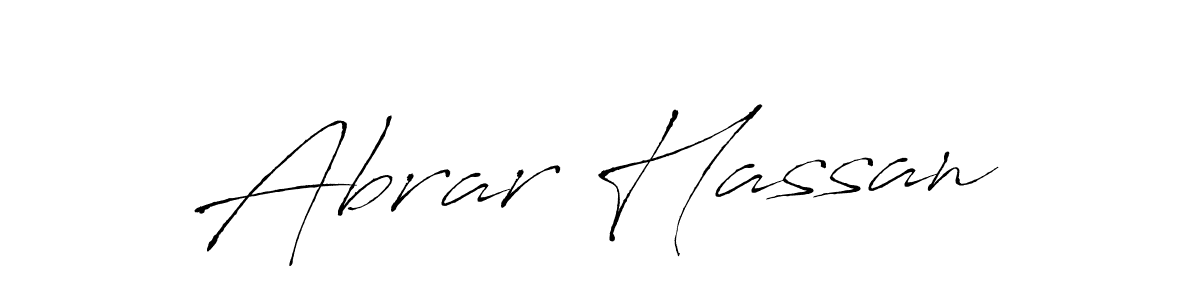 The best way (Antro_Vectra) to make a short signature is to pick only two or three words in your name. The name Abrar Hassan include a total of six letters. For converting this name. Abrar Hassan signature style 6 images and pictures png
