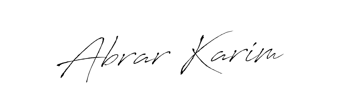 It looks lik you need a new signature style for name Abrar Karim. Design unique handwritten (Antro_Vectra) signature with our free signature maker in just a few clicks. Abrar Karim signature style 6 images and pictures png