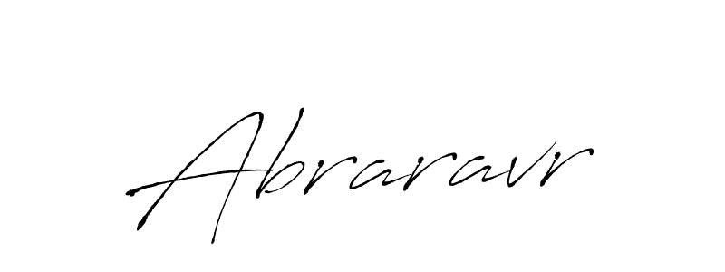 Antro_Vectra is a professional signature style that is perfect for those who want to add a touch of class to their signature. It is also a great choice for those who want to make their signature more unique. Get Abraravr name to fancy signature for free. Abraravr signature style 6 images and pictures png