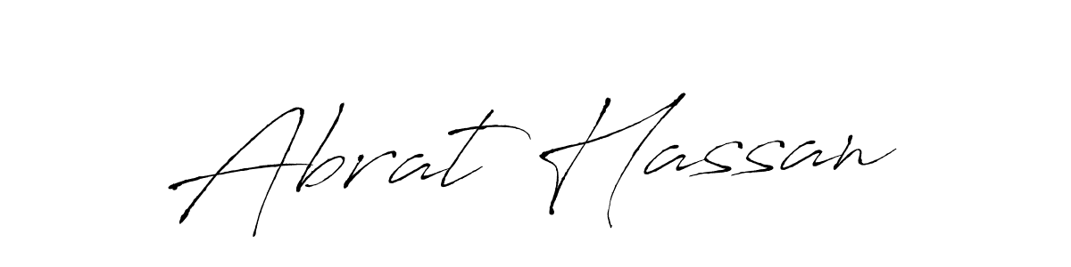 Abrat Hassan stylish signature style. Best Handwritten Sign (Antro_Vectra) for my name. Handwritten Signature Collection Ideas for my name Abrat Hassan. Abrat Hassan signature style 6 images and pictures png