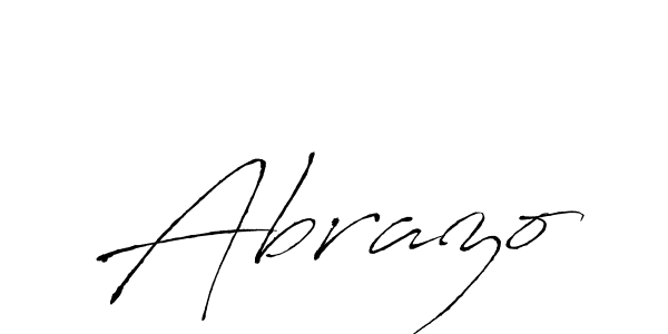 Make a beautiful signature design for name Abrazo. With this signature (Antro_Vectra) style, you can create a handwritten signature for free. Abrazo signature style 6 images and pictures png