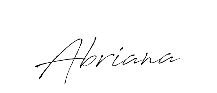 Create a beautiful signature design for name Abriana. With this signature (Antro_Vectra) fonts, you can make a handwritten signature for free. Abriana signature style 6 images and pictures png