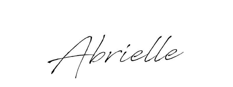 Use a signature maker to create a handwritten signature online. With this signature software, you can design (Antro_Vectra) your own signature for name Abrielle. Abrielle signature style 6 images and pictures png