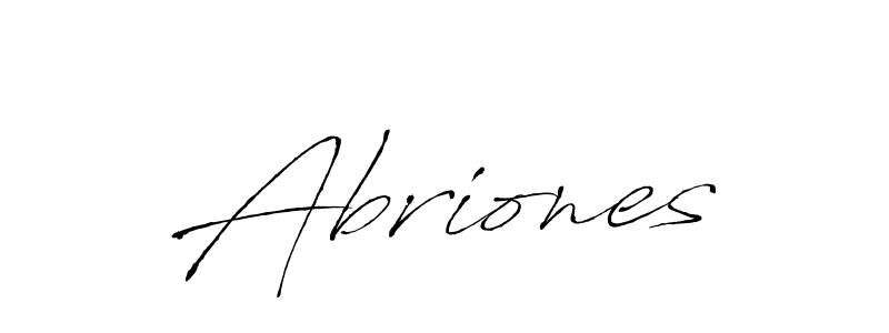 Make a beautiful signature design for name Abriones. With this signature (Antro_Vectra) style, you can create a handwritten signature for free. Abriones signature style 6 images and pictures png