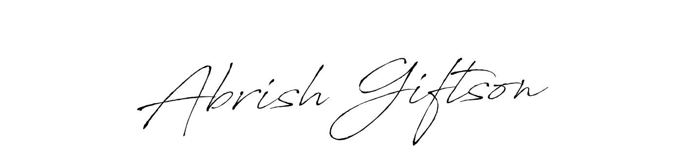 Once you've used our free online signature maker to create your best signature Antro_Vectra style, it's time to enjoy all of the benefits that Abrish Giftson name signing documents. Abrish Giftson signature style 6 images and pictures png