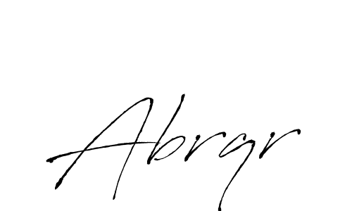 The best way (Antro_Vectra) to make a short signature is to pick only two or three words in your name. The name Abrqr include a total of six letters. For converting this name. Abrqr signature style 6 images and pictures png