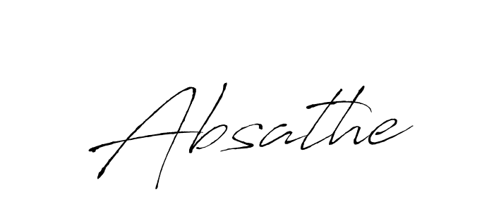 Create a beautiful signature design for name Absathe. With this signature (Antro_Vectra) fonts, you can make a handwritten signature for free. Absathe signature style 6 images and pictures png