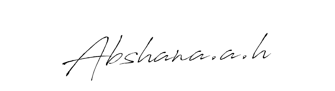 Similarly Antro_Vectra is the best handwritten signature design. Signature creator online .You can use it as an online autograph creator for name Abshana.a.h. Abshana.a.h signature style 6 images and pictures png