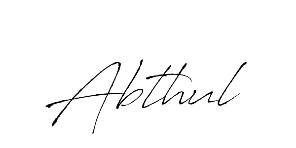 Antro_Vectra is a professional signature style that is perfect for those who want to add a touch of class to their signature. It is also a great choice for those who want to make their signature more unique. Get Abthul name to fancy signature for free. Abthul signature style 6 images and pictures png