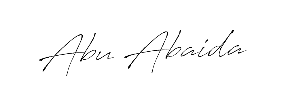 How to make Abu Abaida signature? Antro_Vectra is a professional autograph style. Create handwritten signature for Abu Abaida name. Abu Abaida signature style 6 images and pictures png