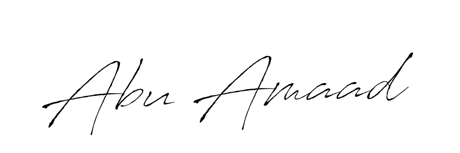 Similarly Antro_Vectra is the best handwritten signature design. Signature creator online .You can use it as an online autograph creator for name Abu Amaad. Abu Amaad signature style 6 images and pictures png