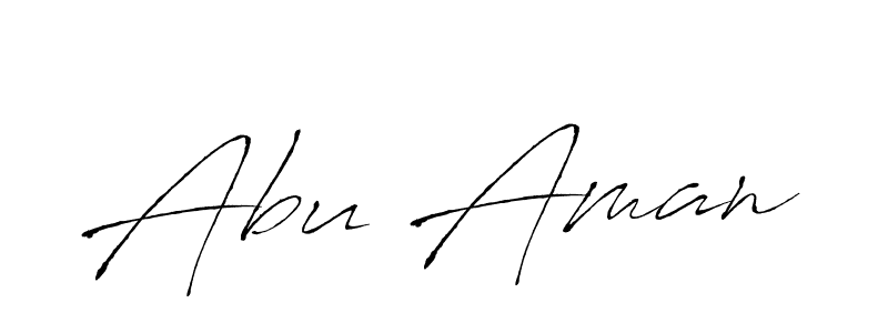 Abu Aman stylish signature style. Best Handwritten Sign (Antro_Vectra) for my name. Handwritten Signature Collection Ideas for my name Abu Aman. Abu Aman signature style 6 images and pictures png