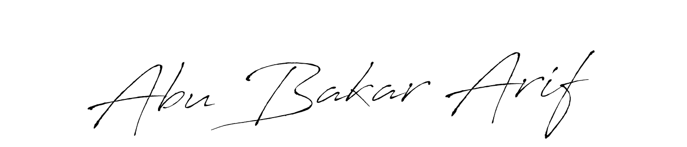 Also You can easily find your signature by using the search form. We will create Abu Bakar Arif name handwritten signature images for you free of cost using Antro_Vectra sign style. Abu Bakar Arif signature style 6 images and pictures png