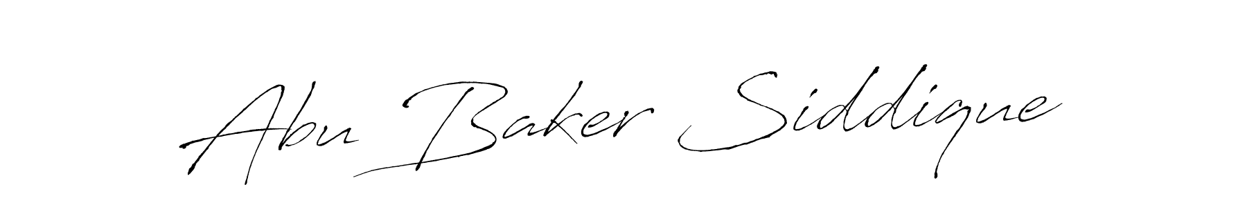 Also we have Abu Baker Siddique name is the best signature style. Create professional handwritten signature collection using Antro_Vectra autograph style. Abu Baker Siddique signature style 6 images and pictures png