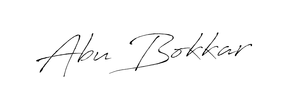 How to make Abu Bokkar name signature. Use Antro_Vectra style for creating short signs online. This is the latest handwritten sign. Abu Bokkar signature style 6 images and pictures png