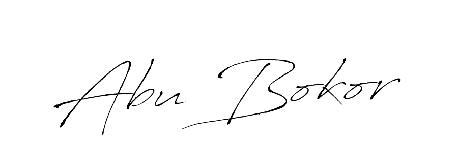 Antro_Vectra is a professional signature style that is perfect for those who want to add a touch of class to their signature. It is also a great choice for those who want to make their signature more unique. Get Abu Bokor name to fancy signature for free. Abu Bokor signature style 6 images and pictures png