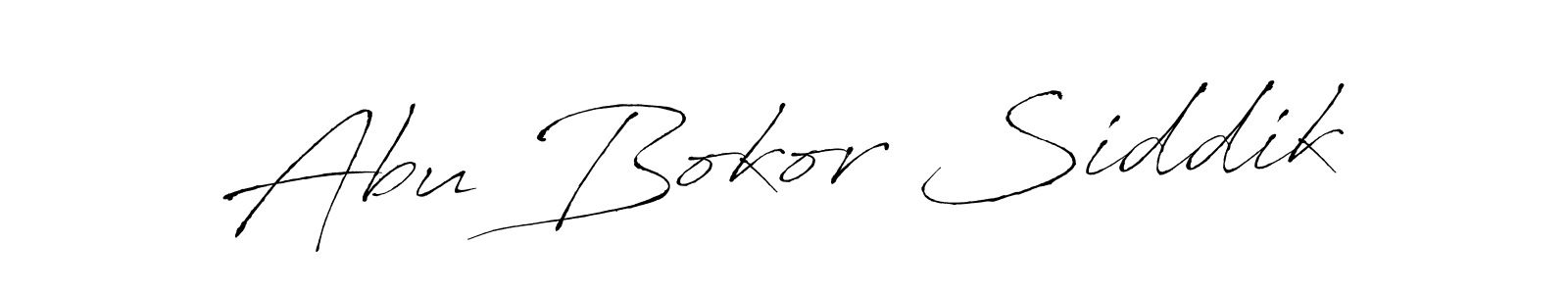 Abu Bokor Siddik stylish signature style. Best Handwritten Sign (Antro_Vectra) for my name. Handwritten Signature Collection Ideas for my name Abu Bokor Siddik. Abu Bokor Siddik signature style 6 images and pictures png