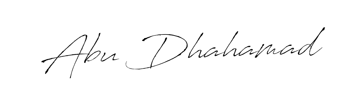 Use a signature maker to create a handwritten signature online. With this signature software, you can design (Antro_Vectra) your own signature for name Abu Dhahamad. Abu Dhahamad signature style 6 images and pictures png