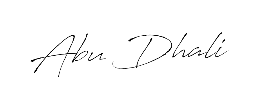 How to make Abu Dhali signature? Antro_Vectra is a professional autograph style. Create handwritten signature for Abu Dhali name. Abu Dhali signature style 6 images and pictures png