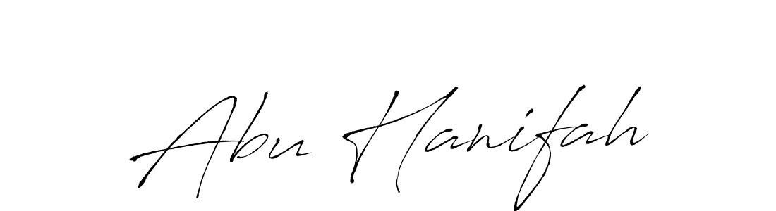 Design your own signature with our free online signature maker. With this signature software, you can create a handwritten (Antro_Vectra) signature for name Abu Hanifah. Abu Hanifah signature style 6 images and pictures png
