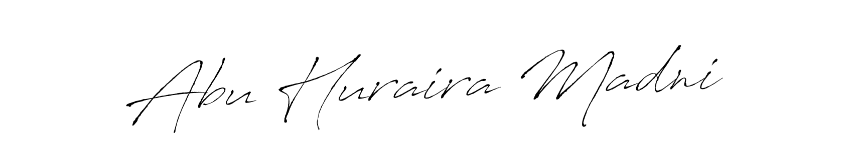 Design your own signature with our free online signature maker. With this signature software, you can create a handwritten (Antro_Vectra) signature for name Abu Huraira Madni. Abu Huraira Madni signature style 6 images and pictures png