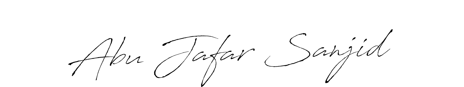 Create a beautiful signature design for name Abu Jafar Sanjid. With this signature (Antro_Vectra) fonts, you can make a handwritten signature for free. Abu Jafar Sanjid signature style 6 images and pictures png