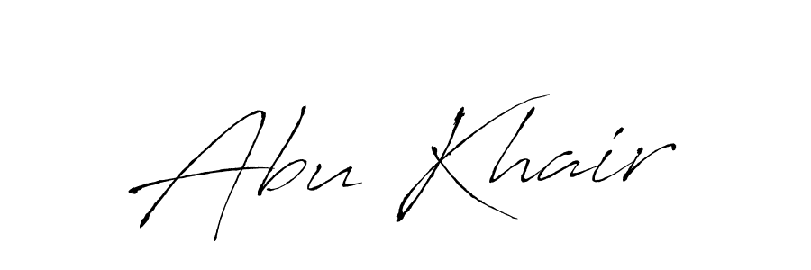 if you are searching for the best signature style for your name Abu Khair. so please give up your signature search. here we have designed multiple signature styles  using Antro_Vectra. Abu Khair signature style 6 images and pictures png