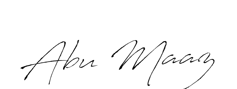 Use a signature maker to create a handwritten signature online. With this signature software, you can design (Antro_Vectra) your own signature for name Abu Maaz. Abu Maaz signature style 6 images and pictures png