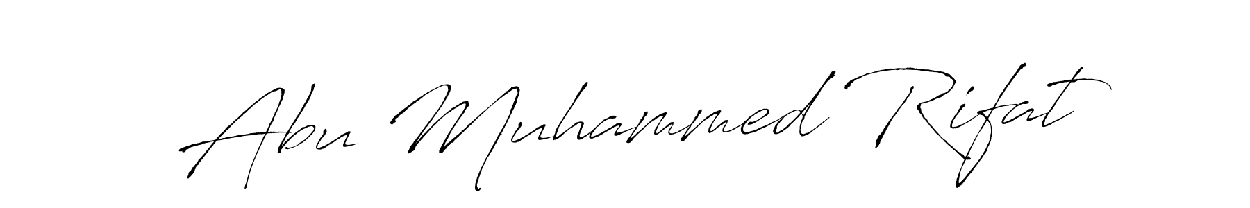 Use a signature maker to create a handwritten signature online. With this signature software, you can design (Antro_Vectra) your own signature for name Abu Muhammed Rifat. Abu Muhammed Rifat signature style 6 images and pictures png