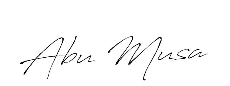 Create a beautiful signature design for name Abu Musa. With this signature (Antro_Vectra) fonts, you can make a handwritten signature for free. Abu Musa signature style 6 images and pictures png