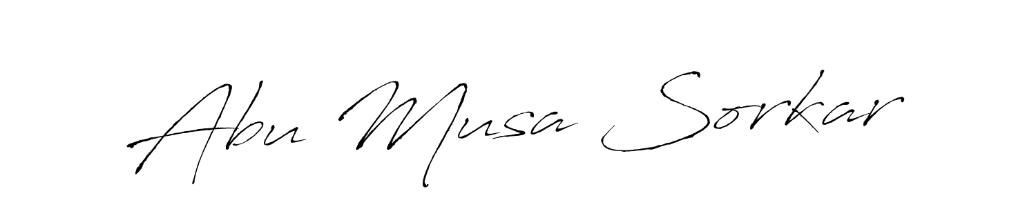 Make a beautiful signature design for name Abu Musa Sorkar. Use this online signature maker to create a handwritten signature for free. Abu Musa Sorkar signature style 6 images and pictures png