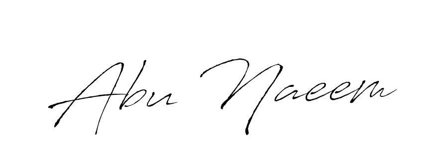 Make a beautiful signature design for name Abu Naeem. With this signature (Antro_Vectra) style, you can create a handwritten signature for free. Abu Naeem signature style 6 images and pictures png