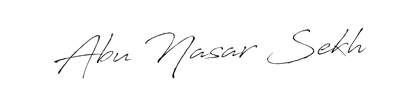 Also You can easily find your signature by using the search form. We will create Abu Nasar Sekh name handwritten signature images for you free of cost using Antro_Vectra sign style. Abu Nasar Sekh signature style 6 images and pictures png