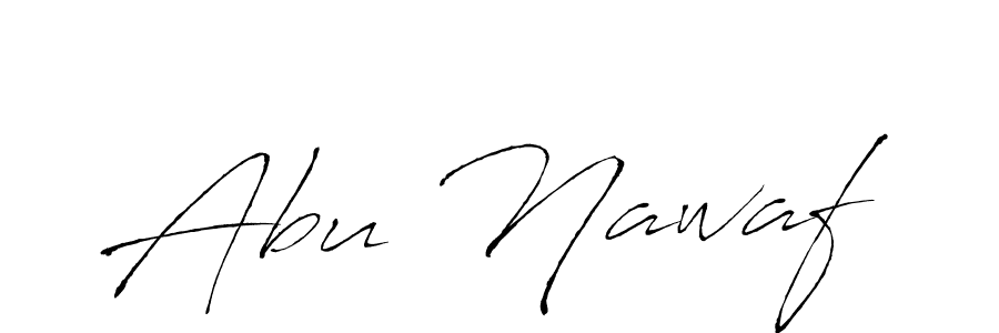 The best way (Antro_Vectra) to make a short signature is to pick only two or three words in your name. The name Abu Nawaf include a total of six letters. For converting this name. Abu Nawaf signature style 6 images and pictures png