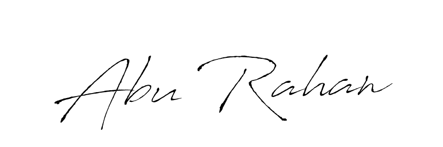 You should practise on your own different ways (Antro_Vectra) to write your name (Abu Rahan) in signature. don't let someone else do it for you. Abu Rahan signature style 6 images and pictures png