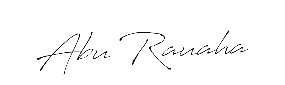 You should practise on your own different ways (Antro_Vectra) to write your name (Abu Rauaha) in signature. don't let someone else do it for you. Abu Rauaha signature style 6 images and pictures png