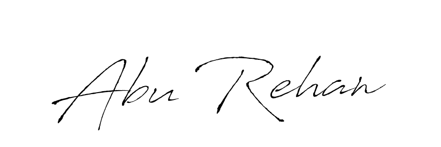 Abu Rehan stylish signature style. Best Handwritten Sign (Antro_Vectra) for my name. Handwritten Signature Collection Ideas for my name Abu Rehan. Abu Rehan signature style 6 images and pictures png