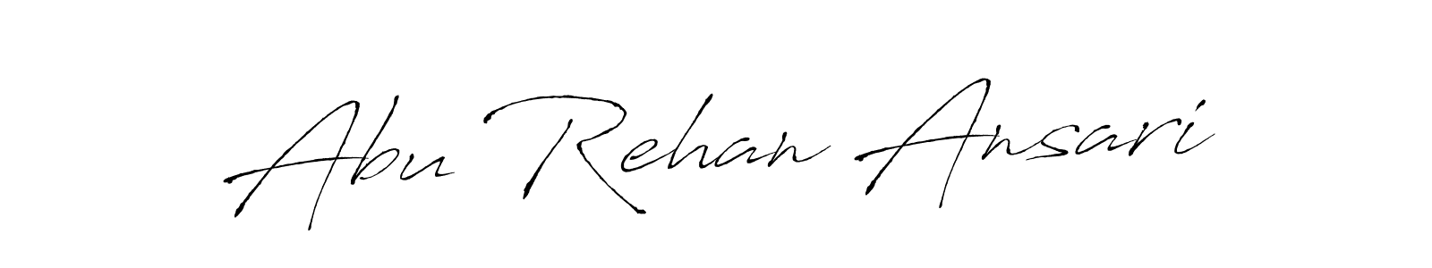 The best way (Antro_Vectra) to make a short signature is to pick only two or three words in your name. The name Abu Rehan Ansari include a total of six letters. For converting this name. Abu Rehan Ansari signature style 6 images and pictures png