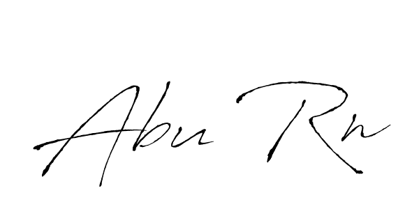 Make a beautiful signature design for name Abu Rn. With this signature (Antro_Vectra) style, you can create a handwritten signature for free. Abu Rn signature style 6 images and pictures png