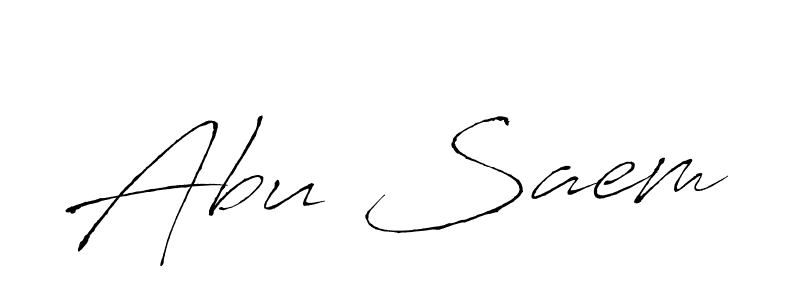 You should practise on your own different ways (Antro_Vectra) to write your name (Abu Saem) in signature. don't let someone else do it for you. Abu Saem signature style 6 images and pictures png